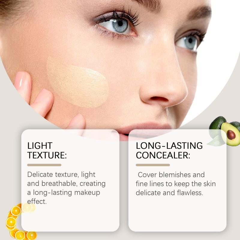 Eelhoe Light Translucent Concealer Foundation Liquid - Moisturizing Concealer With A Natural And Finish Resists Runaways one size