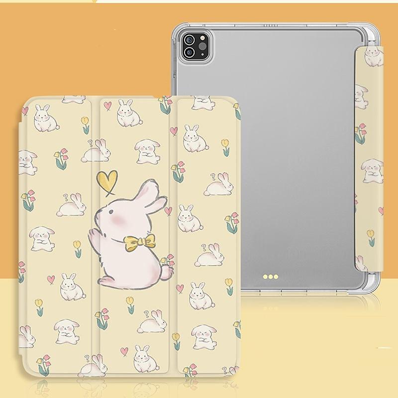 Capa Flip com suporte inteligente fofa para iPad 2020 2019 10.2 2018 2017 9.7 Air 1 2 3 4 10.5 10.9 8ª 7ª 6ª 5ª geração