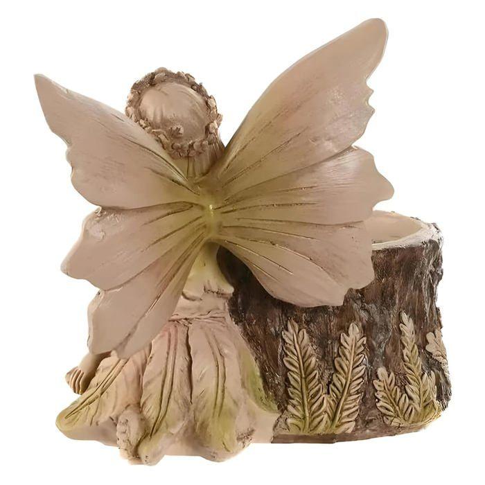 Figurine décorative fée - Home ESPRIT - 18x10x15 cm - Multicolore - Résine - Lot de 2 - Originalité - Anniversaire