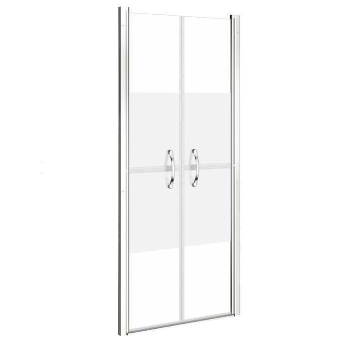 VidaXL ESG Shower Door Semi-Frosted 71x190 Cm 148785