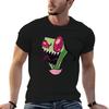 Green Alien Creature TShirt Daily Wear Plain Short Sleeve Shirt