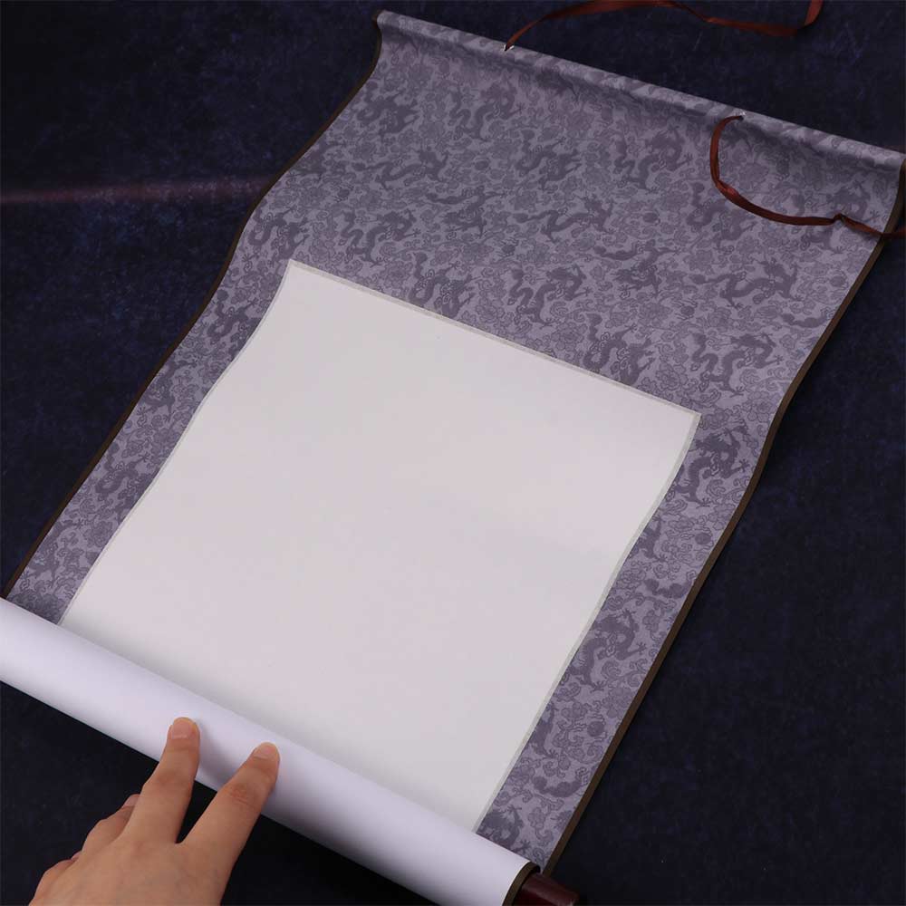 Selbstgemachte Geschenke Malrolle Kalligraphie Montage Leere Hängrolle Zeichenleinwand Rollen