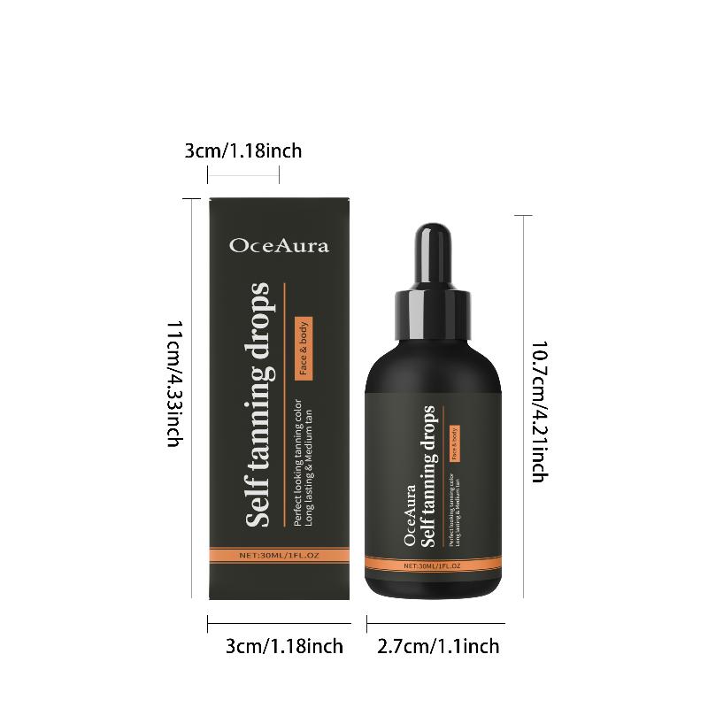 Oceaura Summer Outdoor Tanning Bronze Skin Tone Luminous Nourishing Moisturizing Tanning Accelerator Body Care Liquid