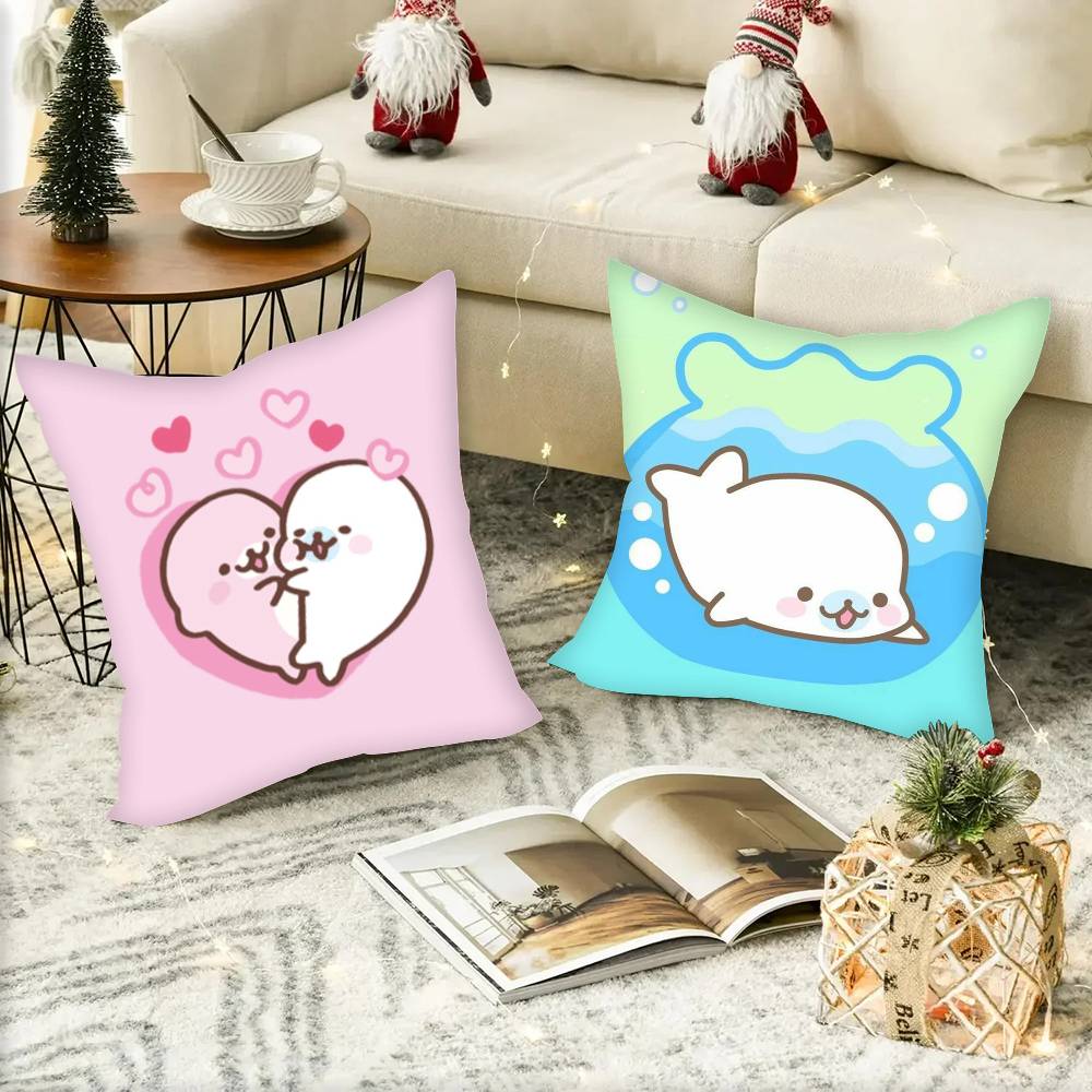 Pillowcases cushion covers living room sofas home decor gifts Anime M-Mamegoma Kawaii  cute