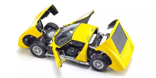 Kyosho Original 1/18 Scale Lamborghini Miura P400 (Yellow) Finished Model KS08314Y