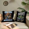 I-ITALIANS B-Brainrot Creative Animal Maple Design Cushion Cover Happy Autumn Harvest Decor Holiday Decorati Pillow Cover