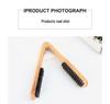 V-Shaped Boar Bristle Straightening Comb - Beechwood Curling & Styling Brush
