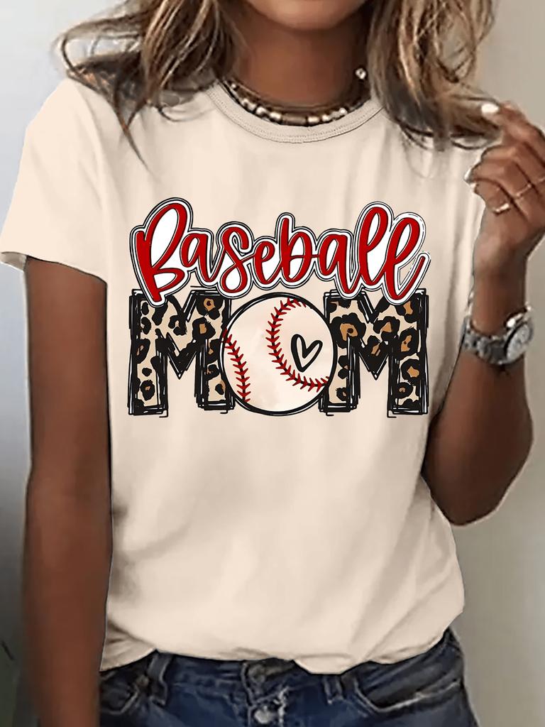 Cartoon Heart Graphic Printed Round Neck ShortSleeve TShirt Casual Top for Women Suitable for Summer Fashion Clothing Cotton