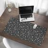 Vinyl Desk Mat with Stylish Terrazzo Mosaic Print 100x50 cm