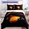 Spain Football Printed Bedding 3 Piece Set Cozy Breathable Bed Cover Set As Housewarming Holiday Gift
