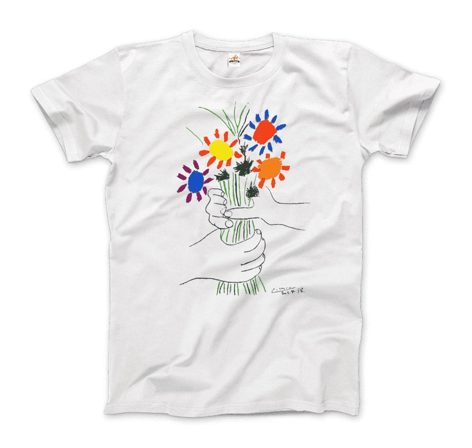 Bouquet of Peace - 1958 Inspired Artwork T-Shirt S