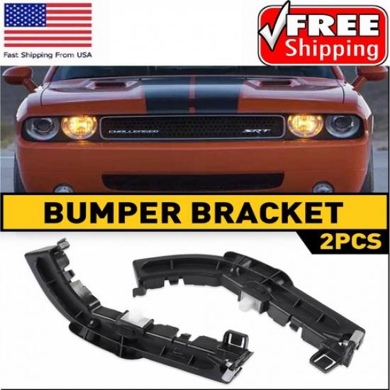 Pair 68024342AD 68024343AD Bumper Retainer For Challenger 2008-2016 Dodge Front