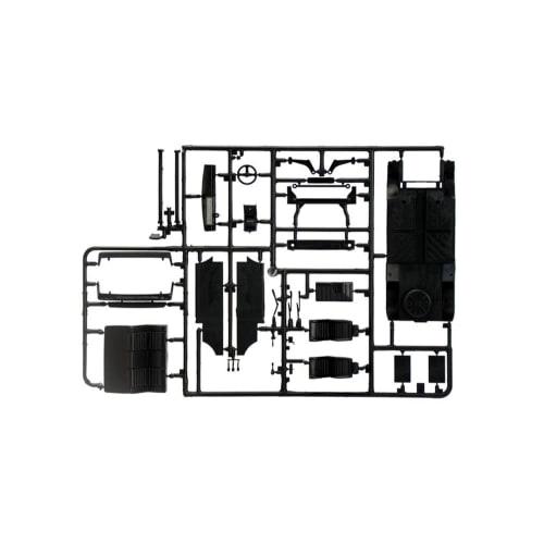 Italeri 1/24 Scale Volkswagen Golf Police Car Plastic Model Kit IT3666