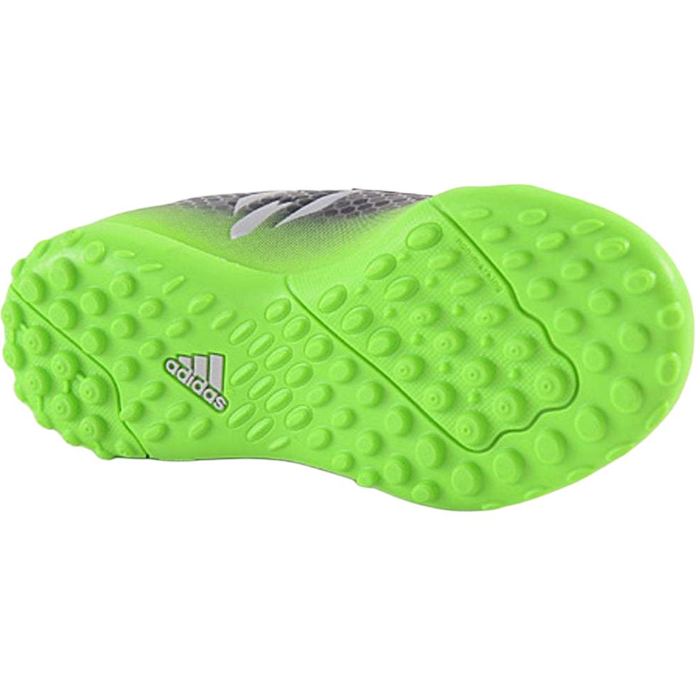 Adidas Messi 16.4 Comfortable Non-Slip Shock Absorbing Low-Top Training Shoes Kids Sneakers Gray Green BB4028