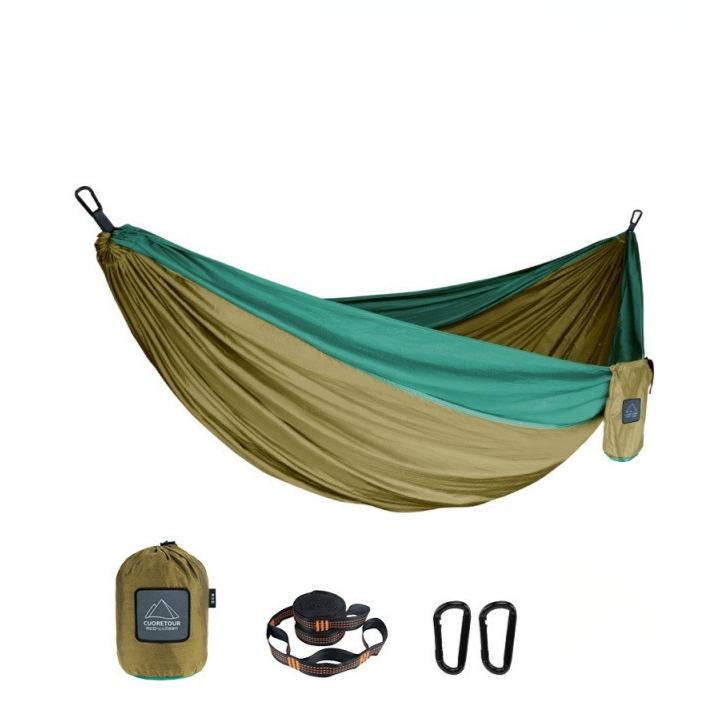 

Single-person portable nylon paraglider fabric, suitable for outdoor camping, hiking, garden leisure, and hammocks camping hamak