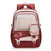 Matching Color Trendy Nylon Travel Backpack Lightweight Schoolbag Gift Kids