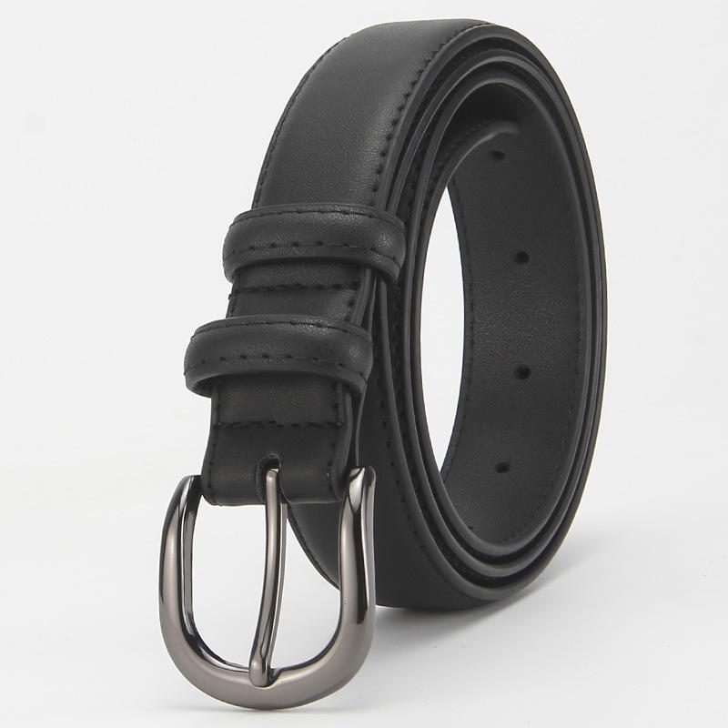 

Женский ремень из натуральной кожи, ремень из коровьей кожи, женский универсальный декоративный ремень, деловой, повседневный, простой, модный ремень