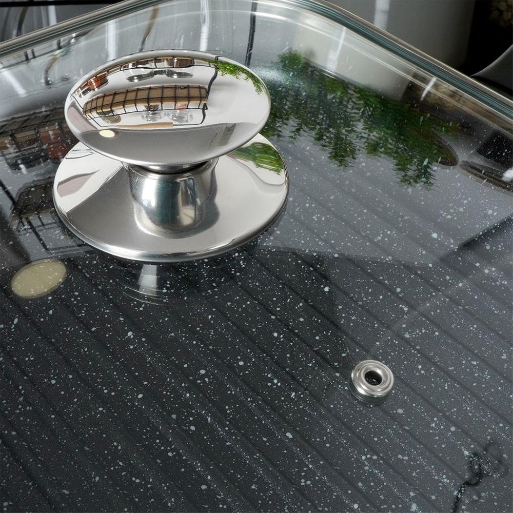 GRANDE Square Glass Lid 27x27 Cm