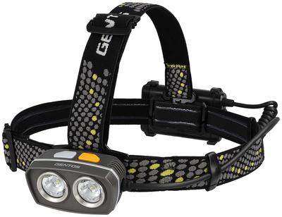 LED světlomet GENTOS [Jas 400 Lumenů Praktické osvětlení 6 hodinVysoké podání barev Teplé barvy LED Zadní rozpoznávací světlo] Používá 3 typ AA