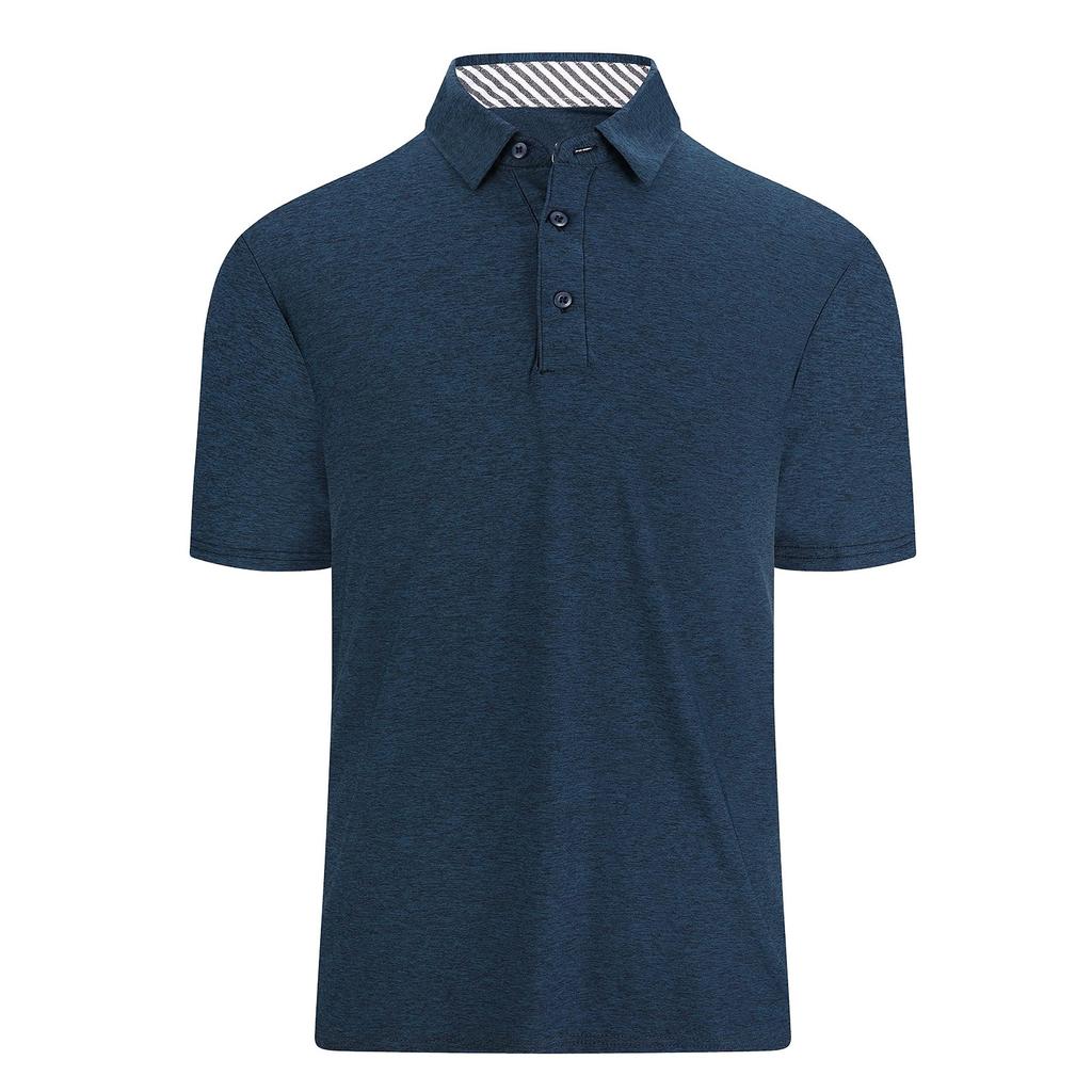Mens Golf Shirt Moisture Wicking Quick-Dry Short Sleeve Casual Shirts For Men