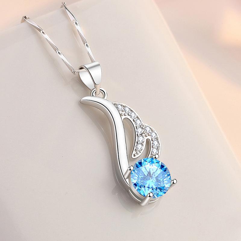 Lindon Women Copper Alloy Zircon Necklace Pendant For Women Party Gifts Fashion Gift