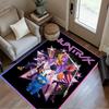 1pc K-pop Demon Hunters Rug Home Carpet Decoration Office Decor Gift Living Room Bedroom