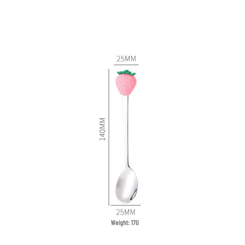 

Abay Stainless Steel Dessert Spoons with Silicone Handle