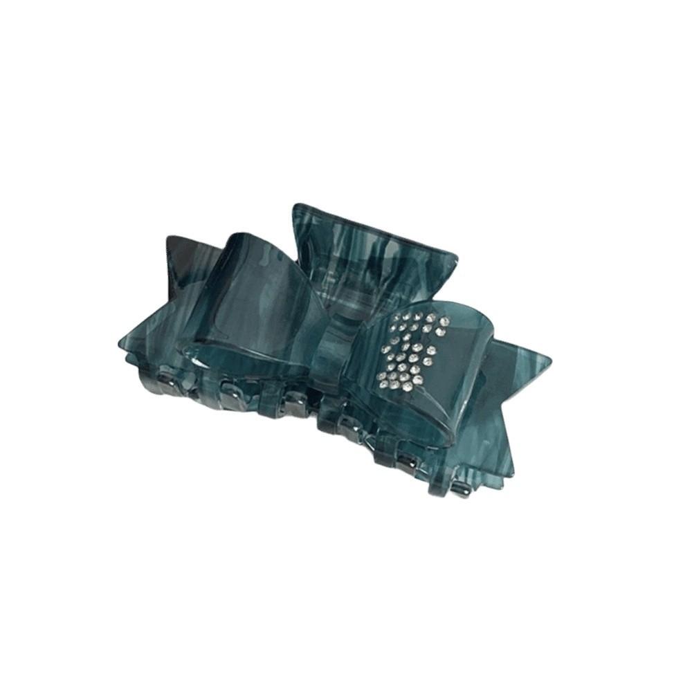Korean Style Acetate Shark Clip Elegant Small Hair Clip Sweet Bowknot Hair Claw  Girls