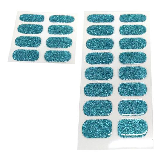 1 Set Gel Nail Strips Full Wrap Stickers Self Adhesive Art Decals Easy Removal Nail Stickers for Strengthening Nails