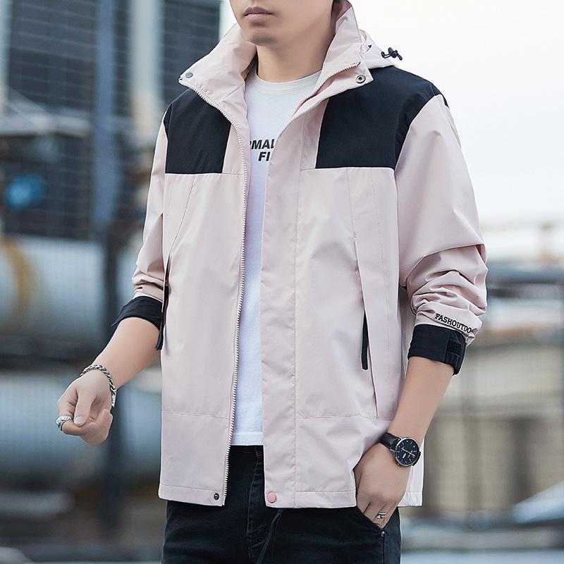 

Куртка с капюшоном в парном стиле, мужская весенняя куртка, мужская тонкая куртка, женская водонепроницаемая ветровка, одежда для альпинизма на открытом воздухе 5XL