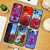 Funda de Teléfono Anime L-Inuyasha Para iPhone 17, 16,15,14,13,12,11 Plus,Pro Max, Otros Cubierta Negra Suave