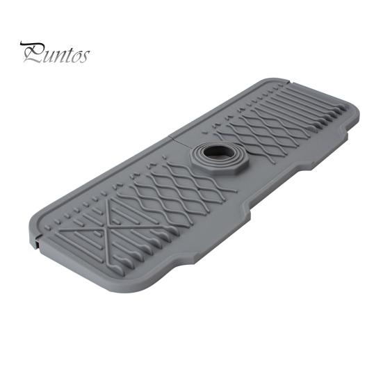 

Брызговик для смесителя Складной брызгозащищенный наклон Легкий дренаж Предотвращение разлива Брызговик Для кухни Ванная комната Смеситель Поддон для сбора капель Сливная подставка для крана серый