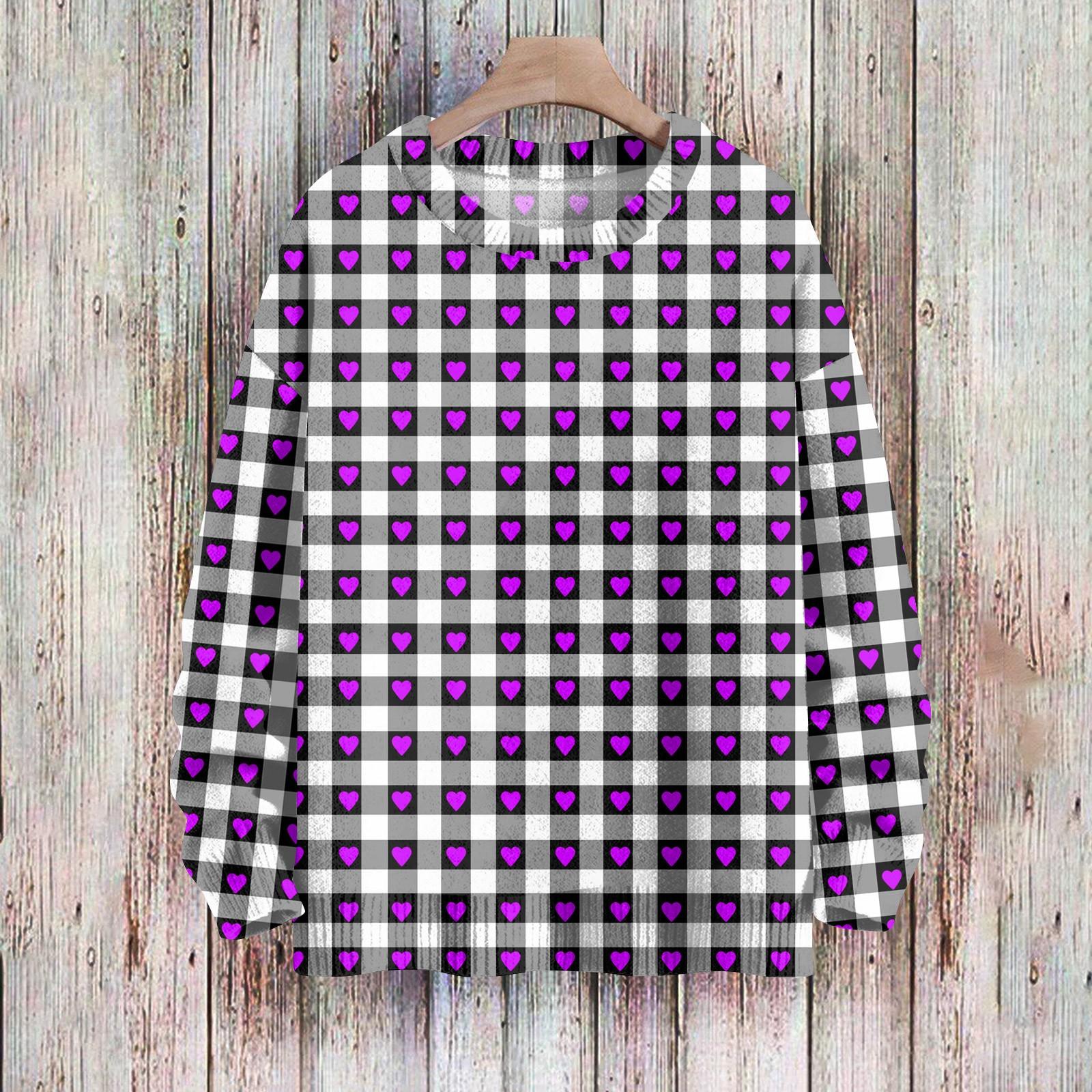 

Свитшоты ко Дню святого Валентина для детей, вязаные свитера для мальчиков и девочек, симпатичные рубашки, осенние свитера с круглым вырезом, топы 100 горячий розовый