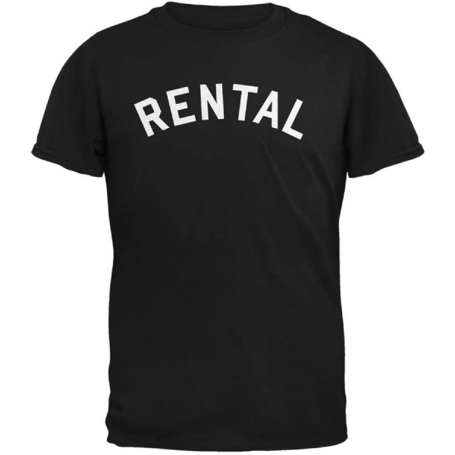 Rental Inspired By Frank Zappa Black Adult T-Shirt S