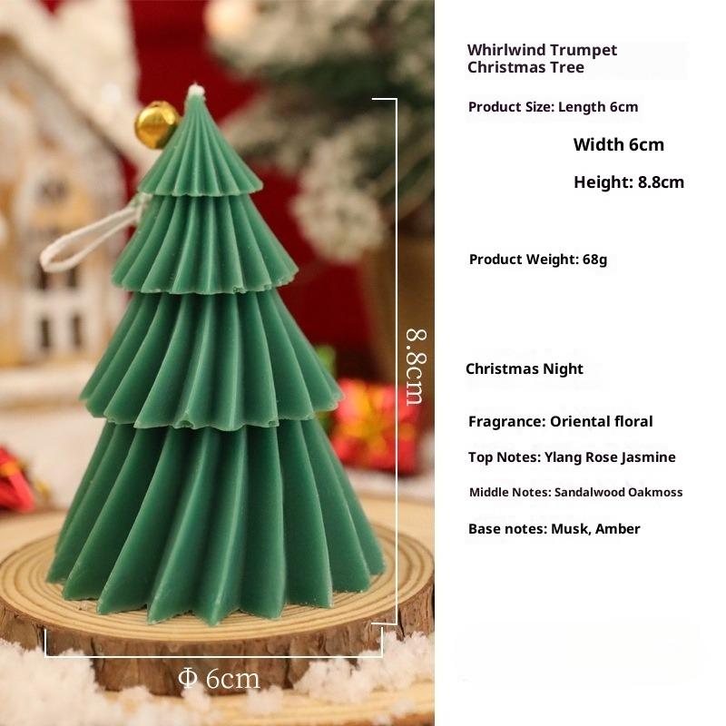 Christmas Fragrance Gifts, Christmas Tree Shaped Mini Aromatherapy Candles, Home Desktop Decoration Ornaments