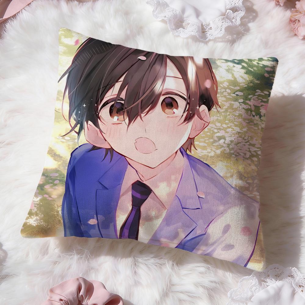 Ouran High School Host ClubS Cushion Cover Premium Comfort Reversible Pillow Cove -Two in One Design for Any Room & Car Interior