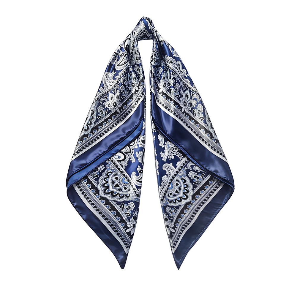 Women’s Cashew-Print Scarf, 90cm, Headscarf, Large Printed Scarf