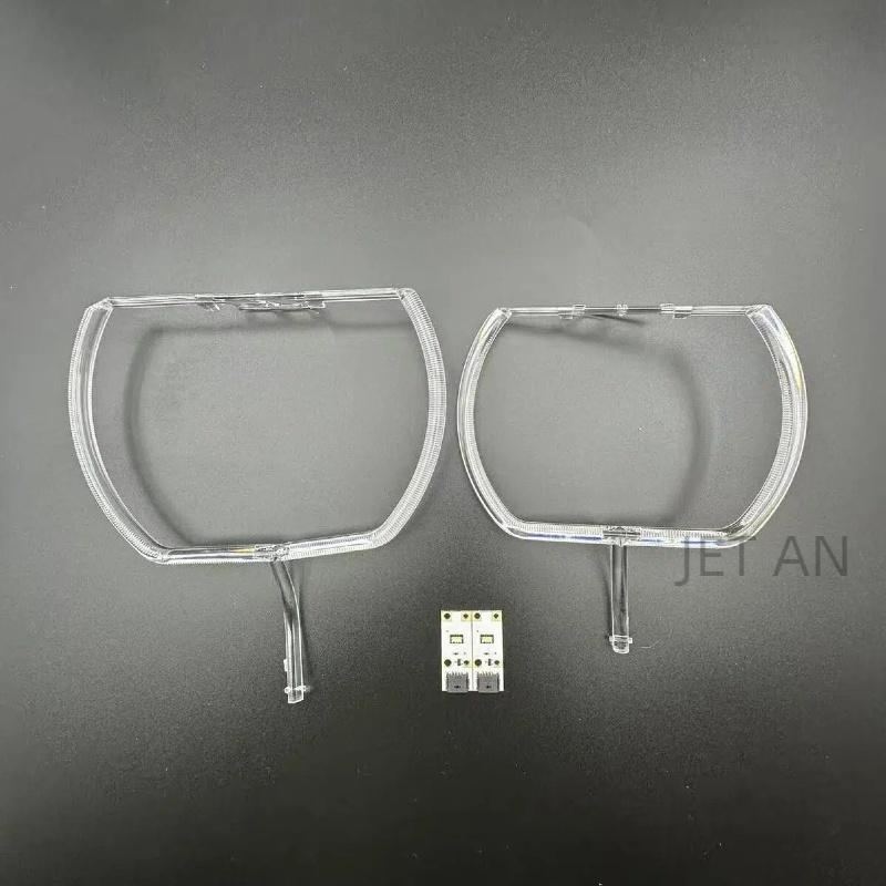 For BMW X5 X6 F15 2014-2018 DRL Light guide plate Light guide tube Headlight Daytime Running Light Guide Angel Eye
