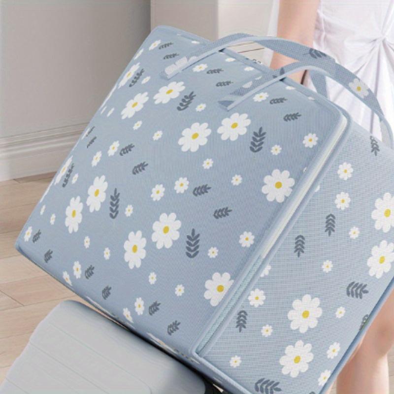 Quilt Storage Bag Large Capacity Wardrobe Quilt Clothes Storage Bag Thickened Folding Moving Bags With Handles