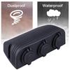3 In 1 Tent Type 12-24V Cigarette Lighter Power Sockets Combination Automotive Accessory Outlet for Car Rv Truck Marine Boat