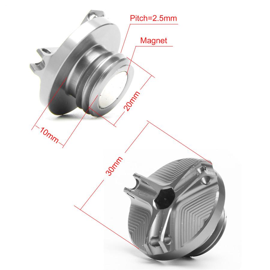 Engine Oil Filter Cup Plug Cover For Honda CB 1000R CB1000RR 300F CB500F CB500X CB600F CB650F 900F CB1100 HORNET CB650R CBR650R