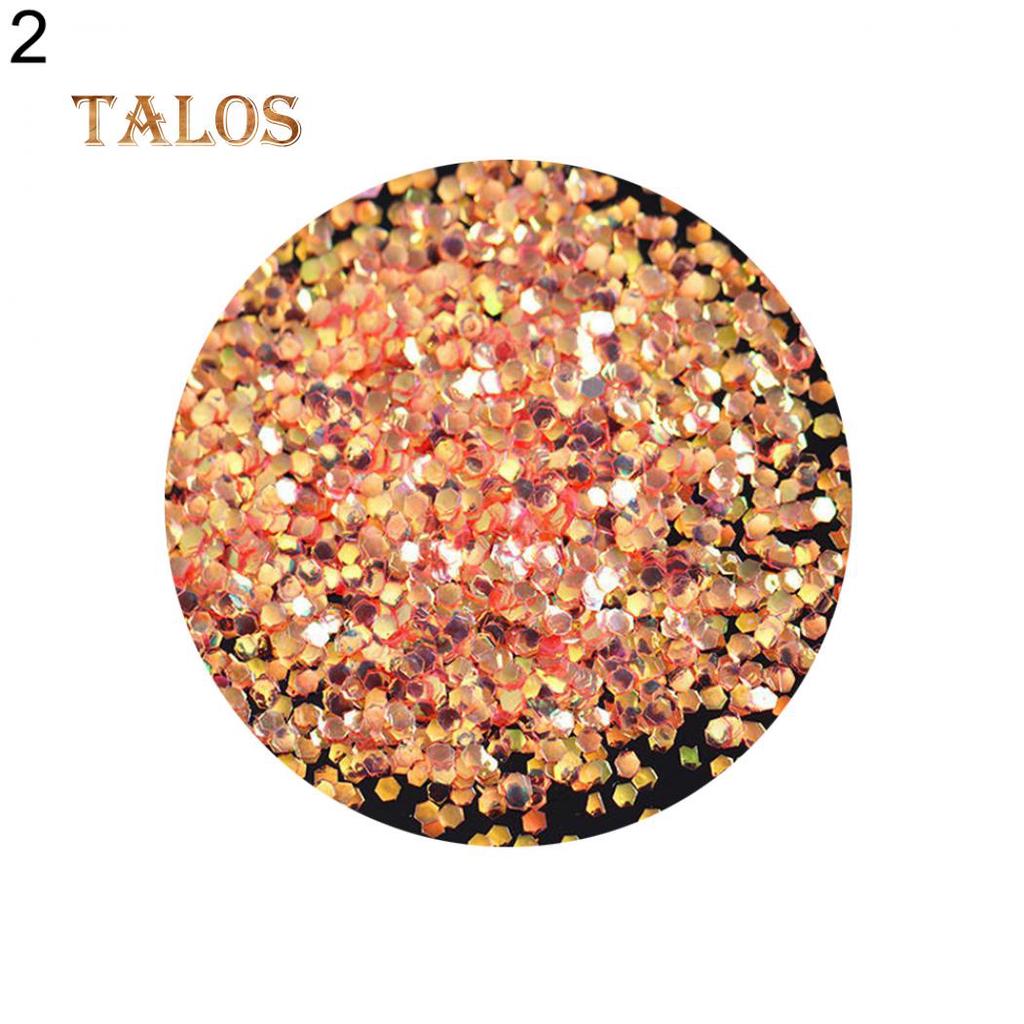 DIY Glitter Acrylic Scale Tips Sequins Sticker Manicure Nail Decor Tool for Lady