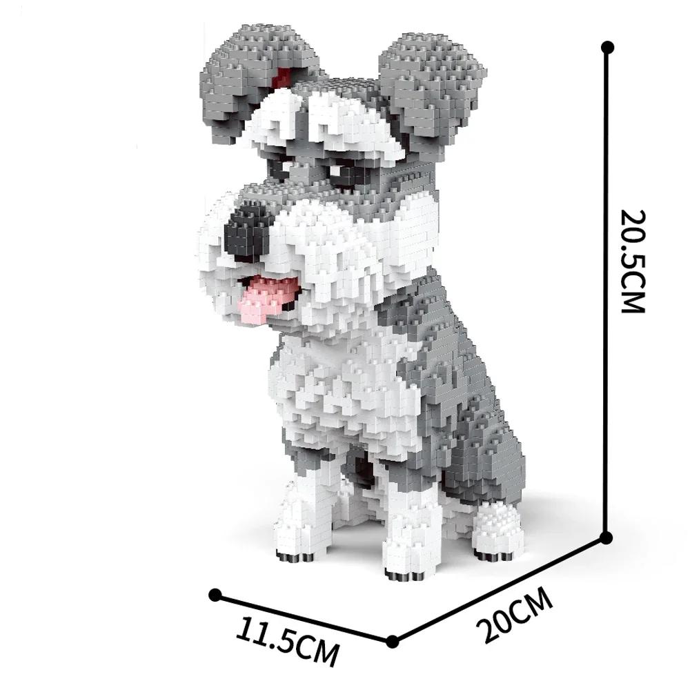 Knew Built Corgi Dog Micro Mini Building Blocks Toys: Adorable Model for Pet Lovers Recreation Perfect Display and Gift Idea