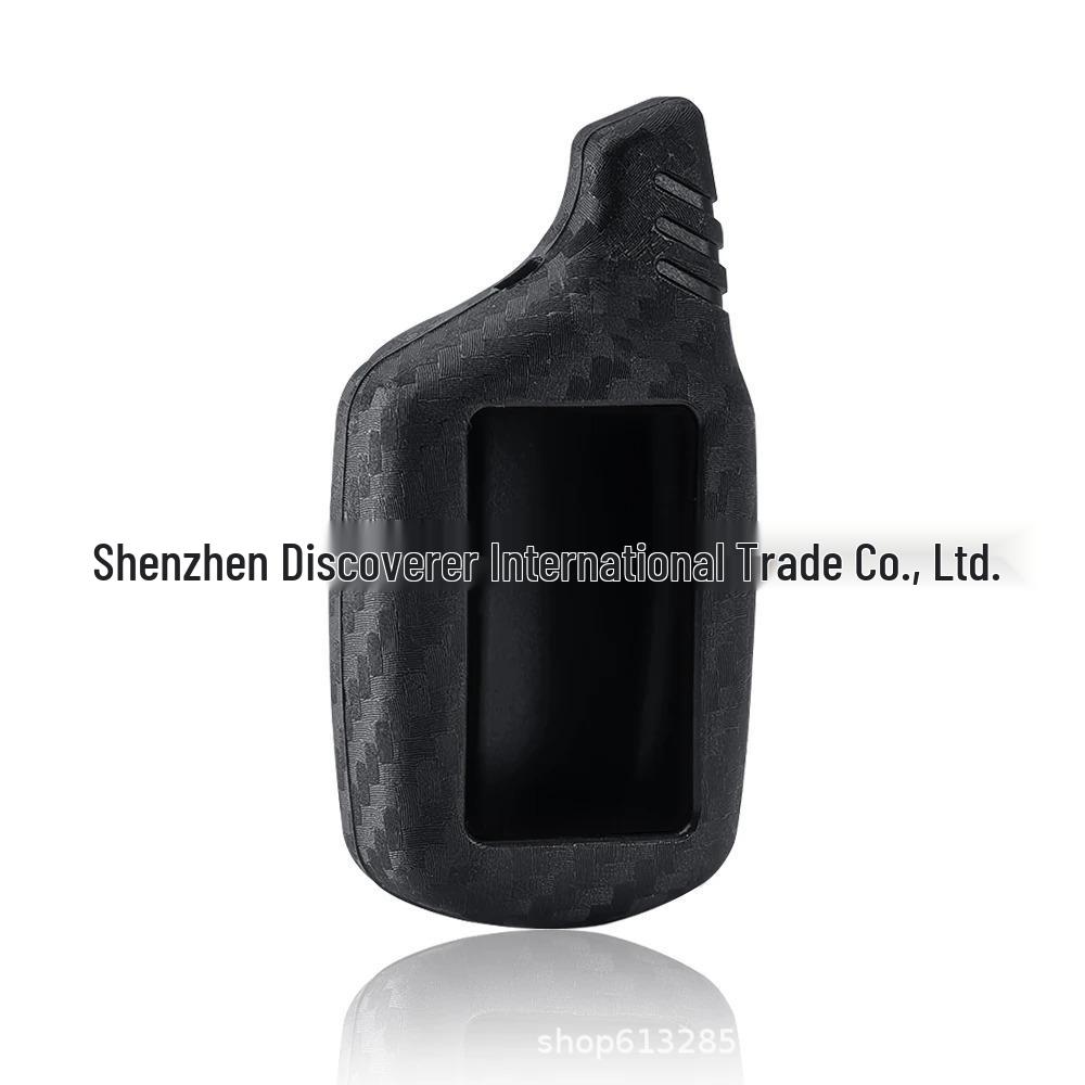 Russian-style B9 LCD Two-way Alarm Silicone Remote Protective Cover