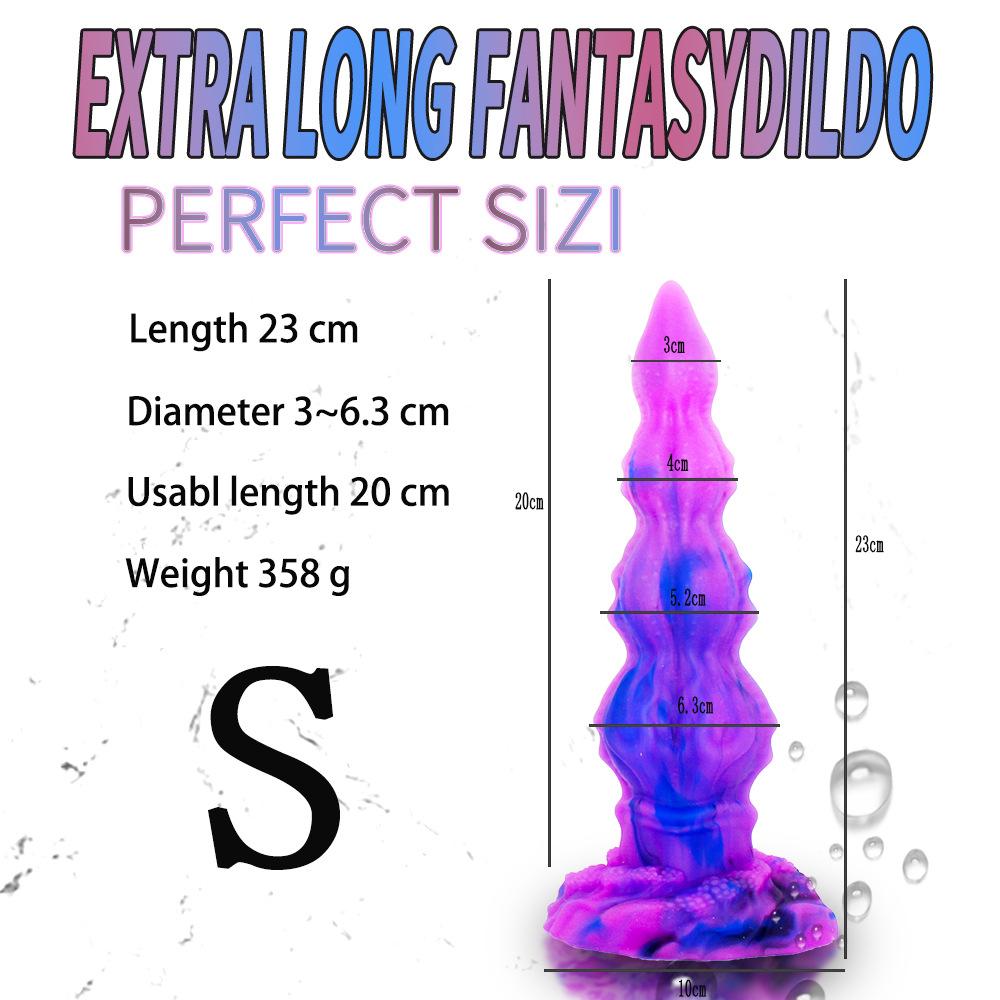 Liquid Silicone Butt Plug Set for Beginner & Advanced, Soft Flexible Realistic Anal Sex Toy for Men & Women