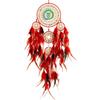 3D Rotating Colorful Owl Dreamcatchers Windchimes with Feathered Wall Hanging Decoration for Bedroom and Living Room