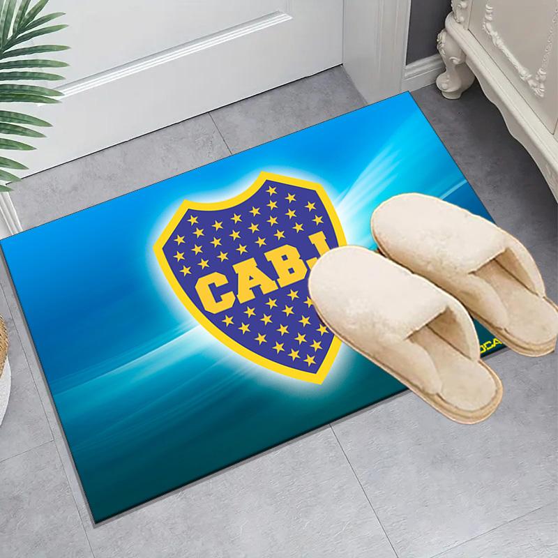 1PC Boca Juniors Crest Design Rug Game Carpet, Floor Mat for Bedroom Living Room Entryway Rug, Home Decor Idea Gift for Christmas Birthday