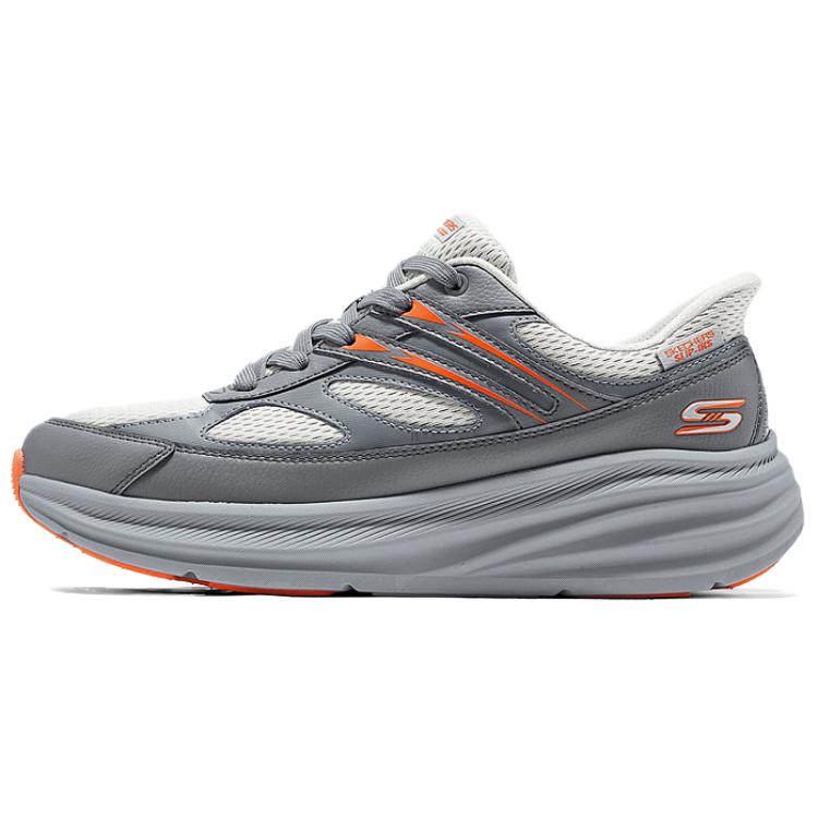 Skechers Bobs Mens Comfortable Versatile Durable Low-Top Casual Shoes Men sneaker Gray 118432-GRY 39.5