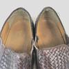 Van Bommel Braided Leather Slip-on Vamp Shoes 7.5 26cm Brown(USED)