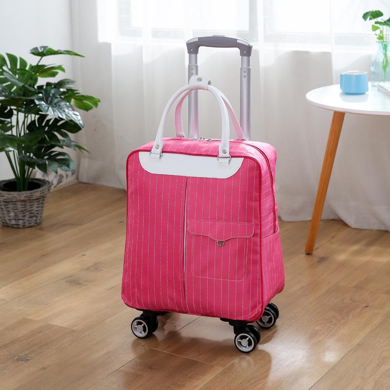 Large Capacity Korean-Style Trolley Backpack for Students, Ideal for Short Trips, Customizable with Logo Printing